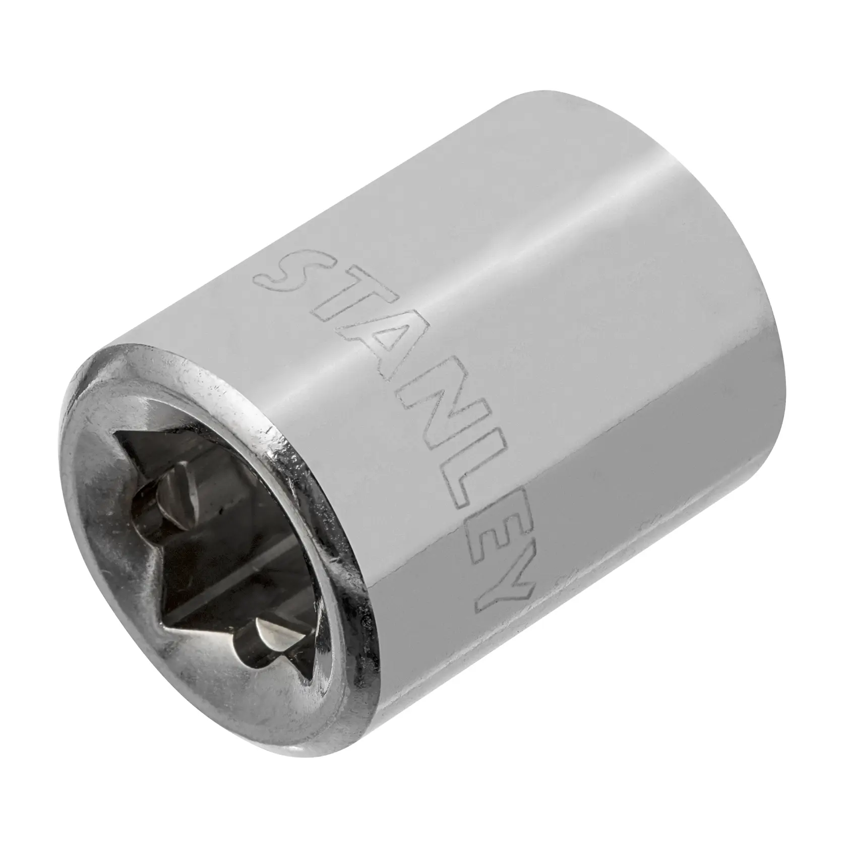 Stanley 4-86-309 cubeta cromada, ángulo lateral, con marca grabada, accesorio de herramienta para llaves